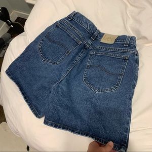Vintage Lee shorts, 13in high waist!!